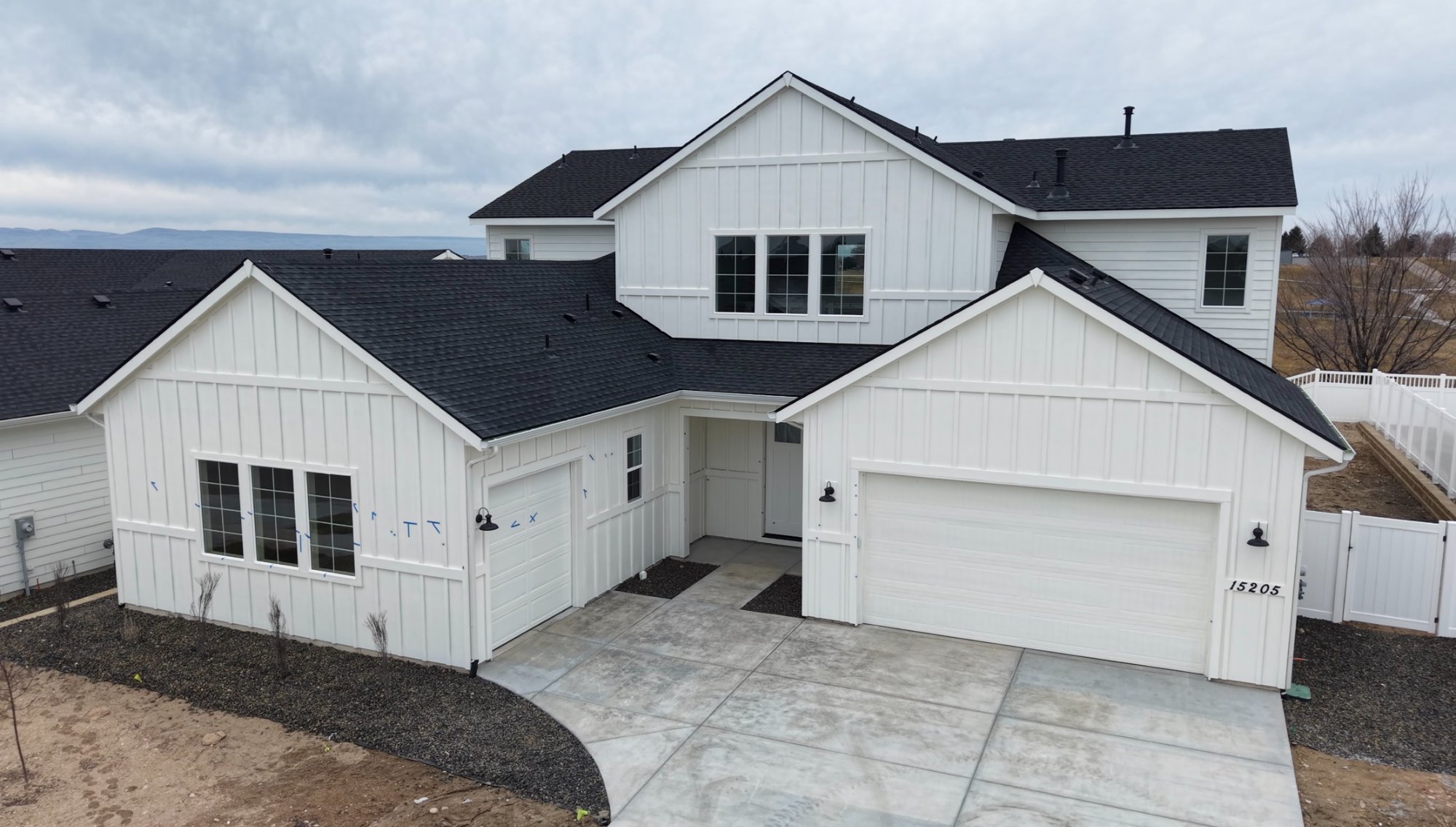 Aerial view of residential property in the Treasure Valley